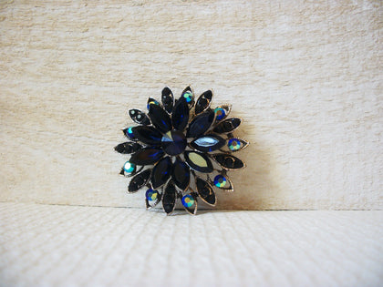 Vintage Star Burst Rhinestones Brooch 41220