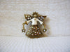 KC Stamped Enameled Aurora Borelias Crystals Angel From Heaven Pin 41220