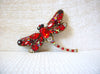 Large Retro Colorful Dragonfly Brooch 41220