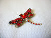 Large Retro Colorful Dragonfly Brooch 41220