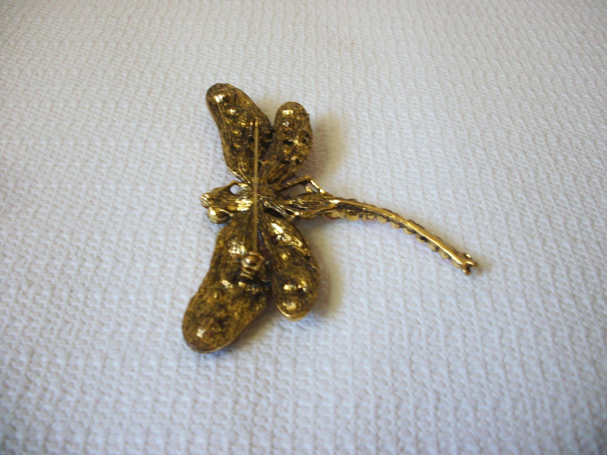 Large Retro Colorful Dragonfly Brooch 41220