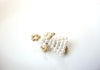 Vintage 1950s Faux Pearl Angel Brooch Pin 110820