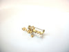 Vintage 1950s Faux Pearl Angel Brooch Pin 110820