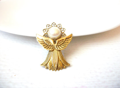 Vintage 1950s Angel Brooch Pin 110820
