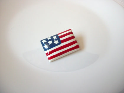 Vintage Patriotic Brooch Pin 110520