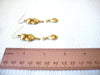 Vintage Bezel Czech Glass Earrings 41320