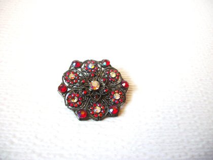 Vintage Victorian Rhinestone Brooch Pin 110520
