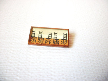 Vintage 1950 Bistro Brooch Pin 110520