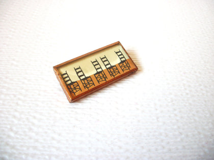 Vintage 1950 Bistro Brooch Pin 110520