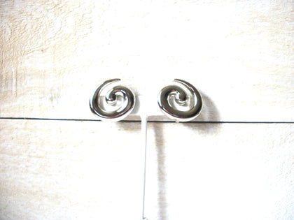 Vintage Monet Designer Snail Earrings 41320