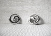 Vintage Monet Designer Snail Earrings 41320