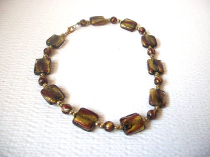 Vintage Dichroic Glass Necklace 110520