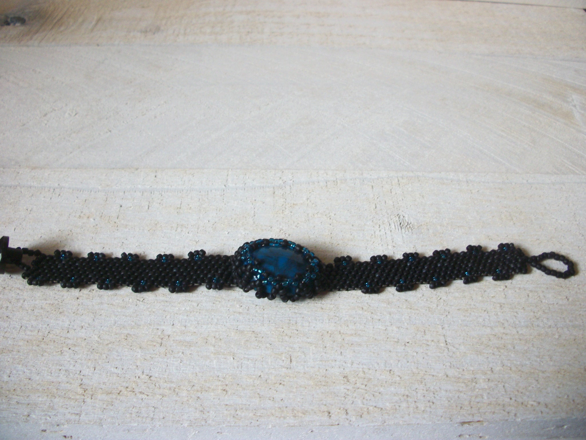 Vintage Dragon Veins Glass Bracelet 41320