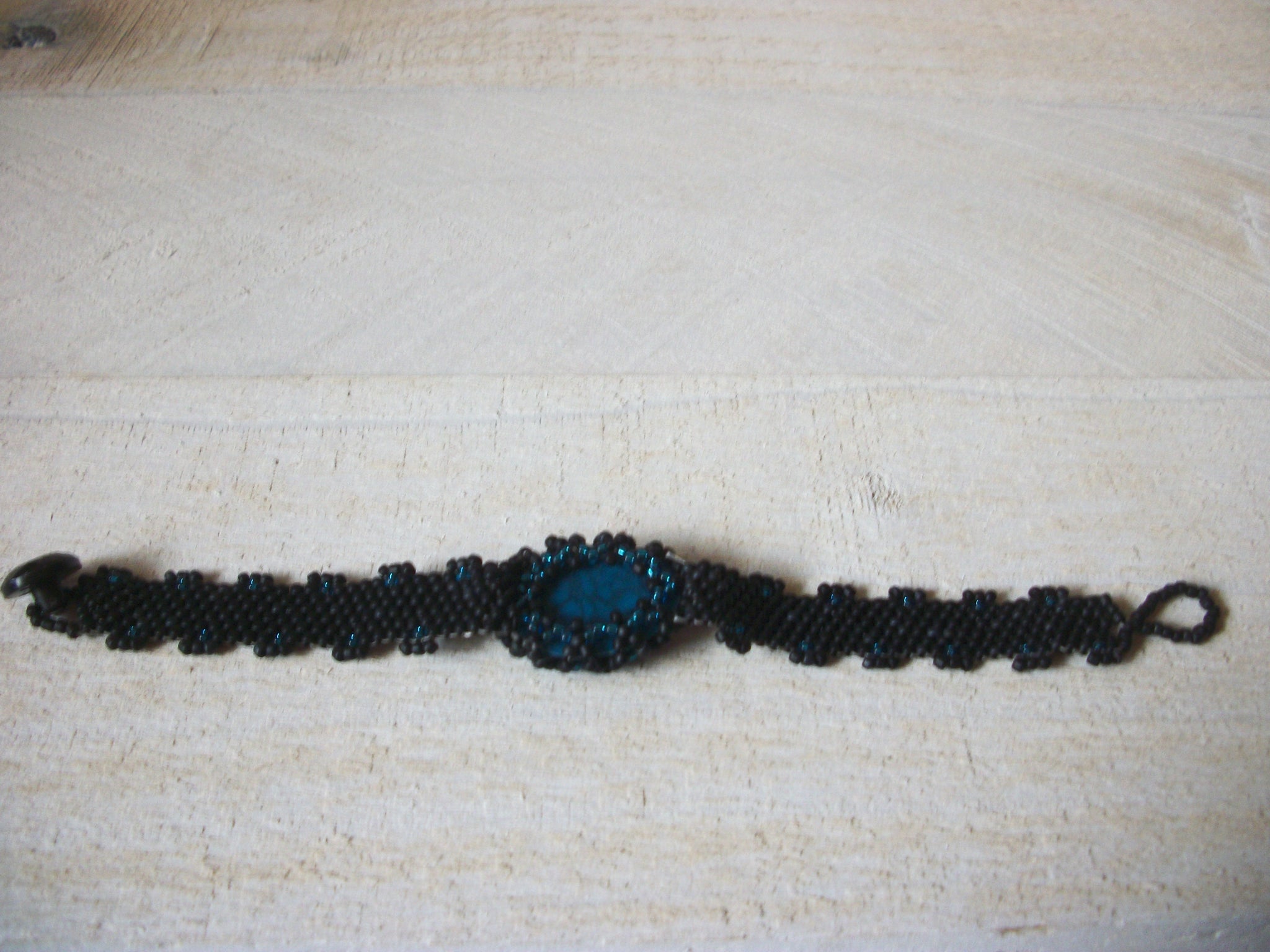 Vintage Dragon Veins Glass Bracelet 41320