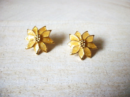 Vintage Poinsettia Earrings 41320