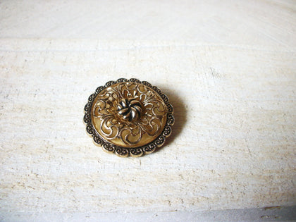 W Germany 50s Floral Scarf Clip 41320