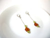 Vintage Czech Glass Earrings 110520