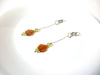 Vintage Czech Glass Earrings 110520