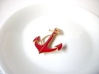 Vintage Nautical Anchor Brooch Pin 110520