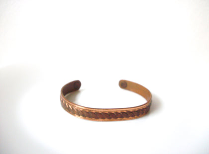 Vintage Solid Copper Cuff Bracelet 110520