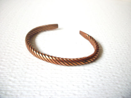 Vintage Solid Copper Cuff Bracelet 110520