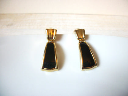 Retro Black Gold Earrings 41420