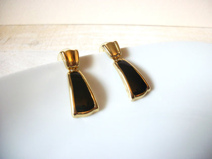Retro Black Gold Earrings 41420