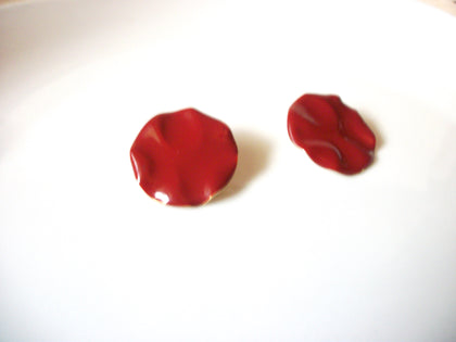 Vintage 1950s Paprika Gold Earrings 41420