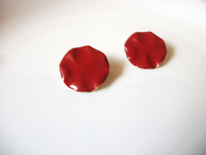 Vintage 1950s Paprika Gold Earrings 41420