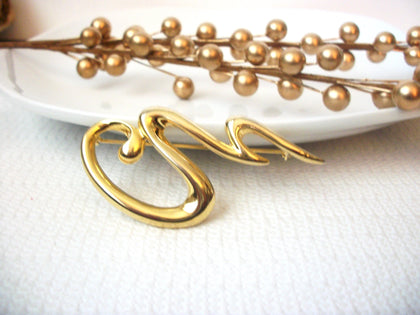 Vintage Abstract Snake Brooch Pin 72116B