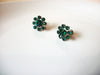 Vintage 1940s Emerald Earrings 41420