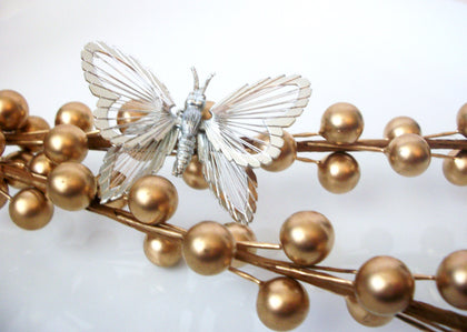Vintage MONET Butterfly Brooch Pin 72116B