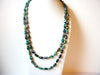 Vintage Lucite Beads Necklace 110720