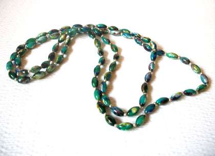 Vintage Lucite Beads Necklace 110720