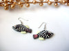 Hand Painted Vintage Fish Earrings 72116B