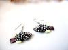 Hand Painted Vintage Fish Earrings 72116B