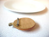 Vintage Thick Resin Pumpkin Brooch Pin 110920
