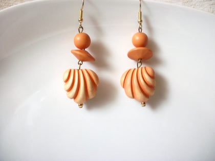 Retro Wood Dangle Earrings 41520