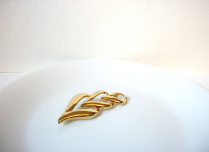 Vintage Three Hearts Brooch Pin 110980