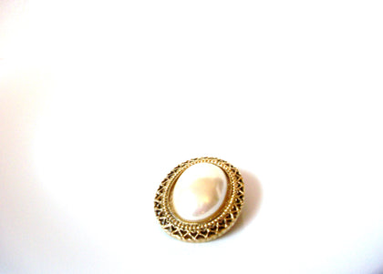 Vintage Faux Pearl Brooch Pin 110920