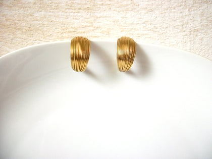 Retro Gold Toned Earrings 41720