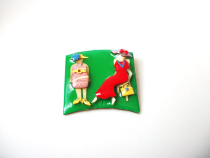 Designs By Lucinda Chic Ladies Woman Christmas Spirit Pins 7216B