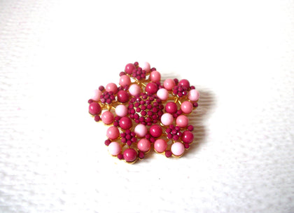 Retro Pink Fuchsia Brooch Pin Enhancer 110920