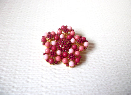 Retro Pink Fuchsia Brooch Pin Enhancer 110920