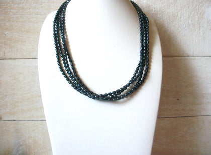 Vintage Dark Green Necklace 41720