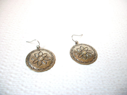 Bohemian Silver Rhinestone Earrings 110920