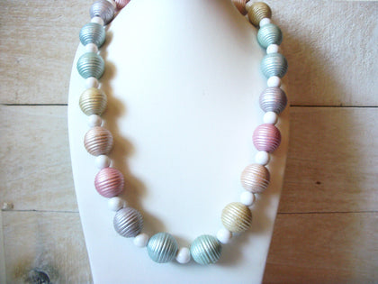 Retro Pastel Color Necklace 41820