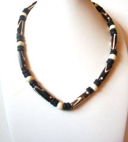 Vintage African Horn Bone Necklace 110920