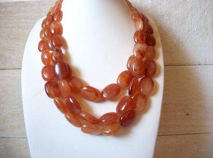 Retro Amber Tones 1950s Necklace 41820