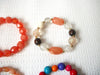 Colorful Retro Bracelets Lot 7X 72116C